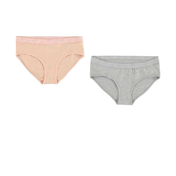 Molo – Underbukser Jana 2 pak, grå og rosa