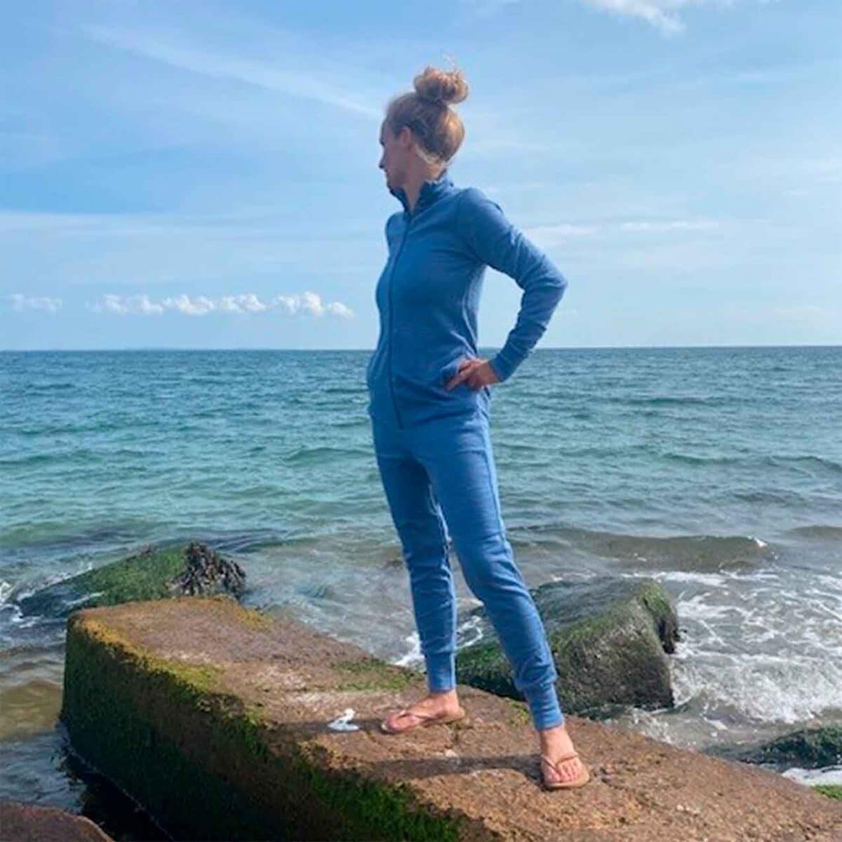 Joha heldragt i merinould blå