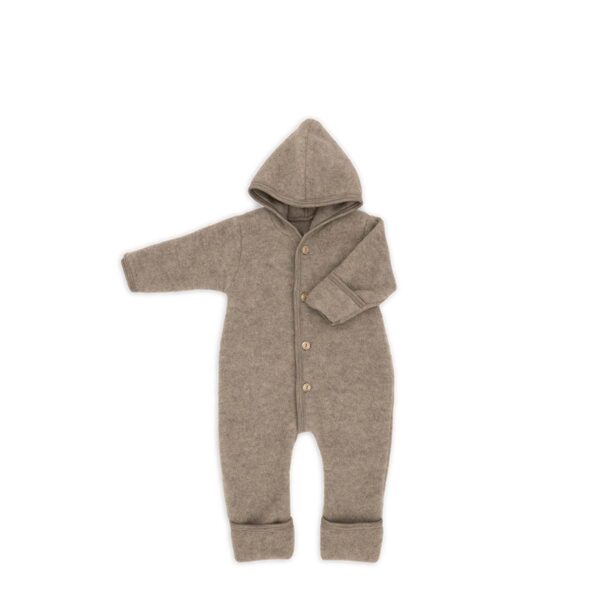 Engel uldheldragt i økologisk merino fleece.