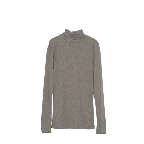 Serendipity Rullekrave bluse gråbrun