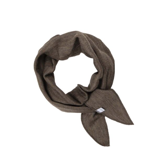 Joha uld/silke tørklæde brun melange