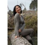 Joha uls silke brun melamge leggings og top