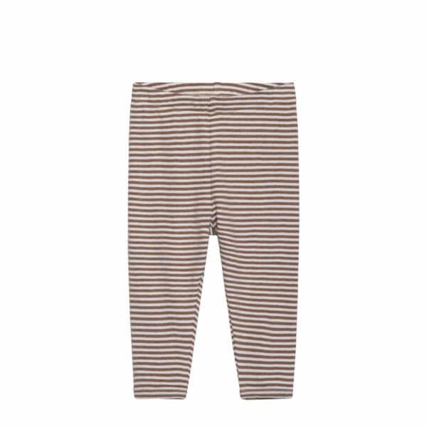 Serendipity leggings Baby stribet brun