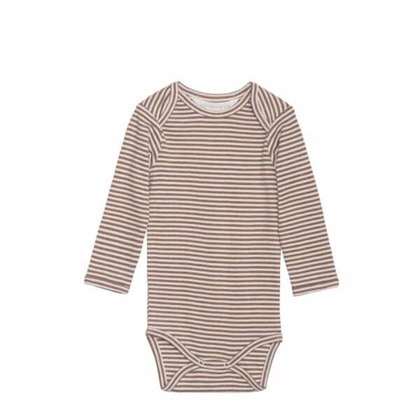 Serendipity stribet body brun