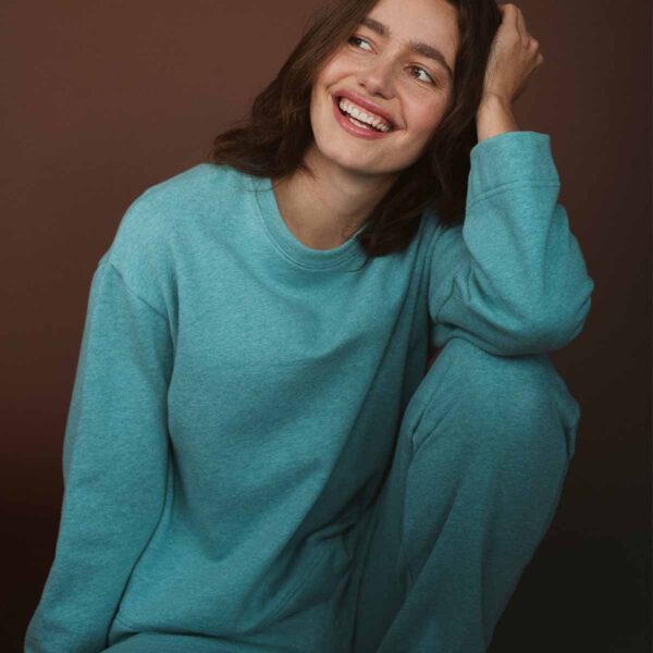 Serendipity sweat dame tyrkisblaa