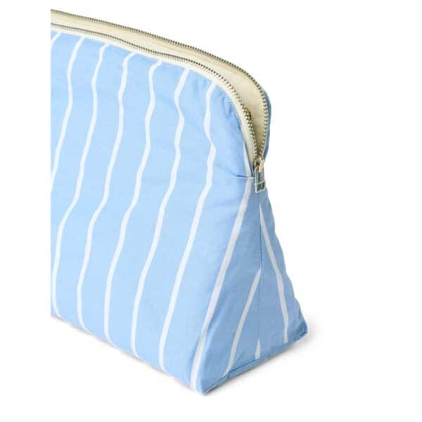 Studio feder toilettaste lyseblaa med striber 1