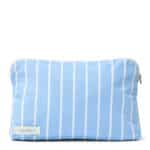 Studio Feder Celia toilettaske lyseblå med striber